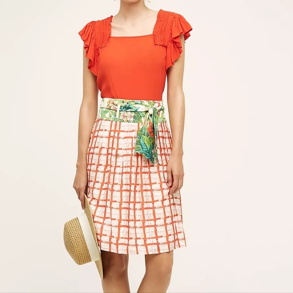 ANTHROPOLGIE County Fair Skirt Size 4 - Picture 2 of 8